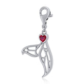 Window to Universe Whale Tail Sterling Silver Clip Charm TWC160 - Clip Charms