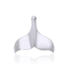 Humpback Whale Tail Sterling Silver Pendant WP034 - DiveSilver Jewelry