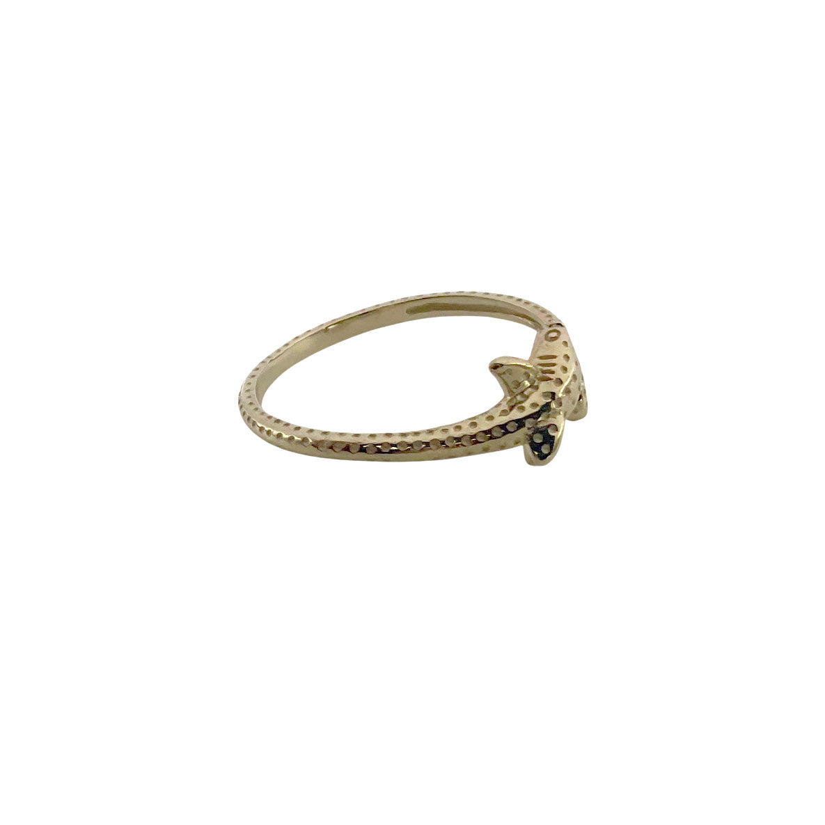 Whale Shark Solid Gold Wrap Ring GRI2556