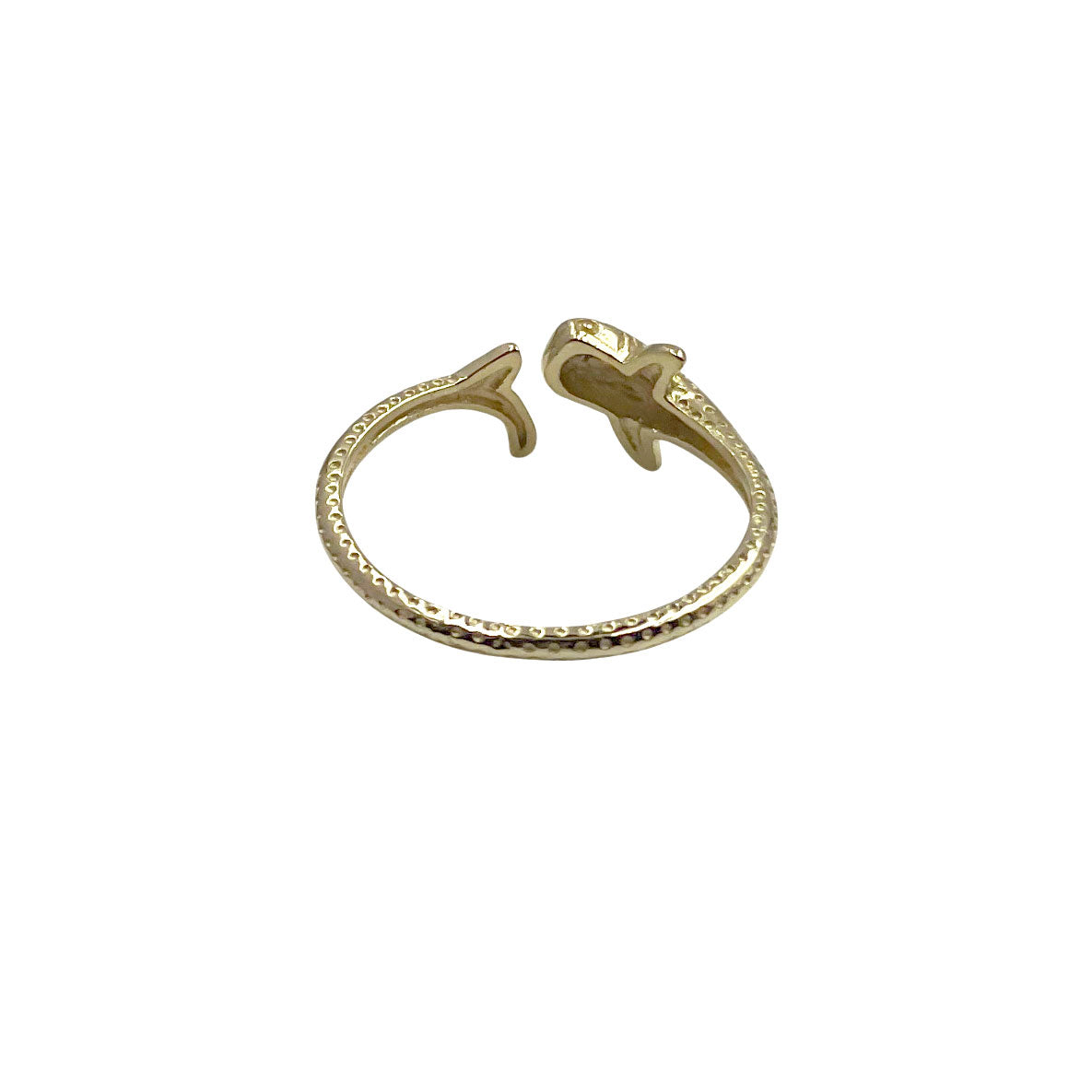 Whale Shark Solid Gold Wrap Ring GRI2556