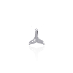 Whale Tail Sterling Silver Pendant JP009