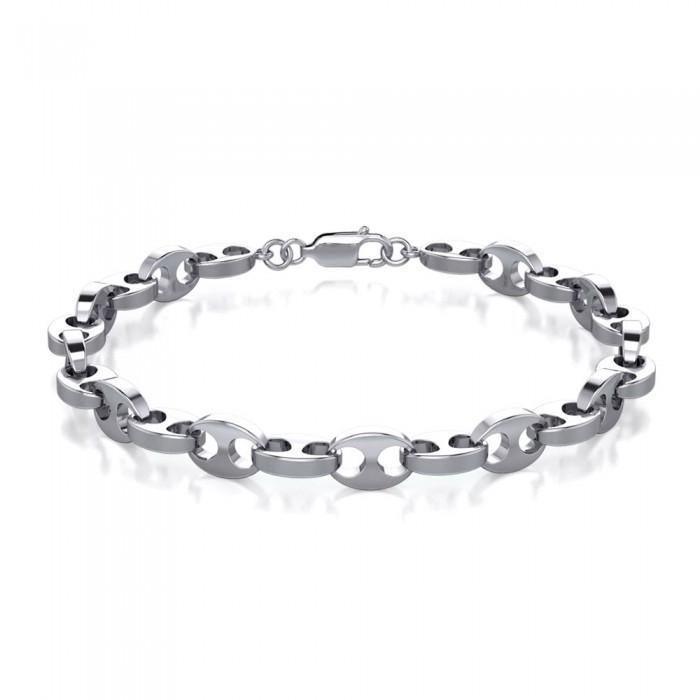 Anchor Chain Sterling Silver Bracelet TBG142