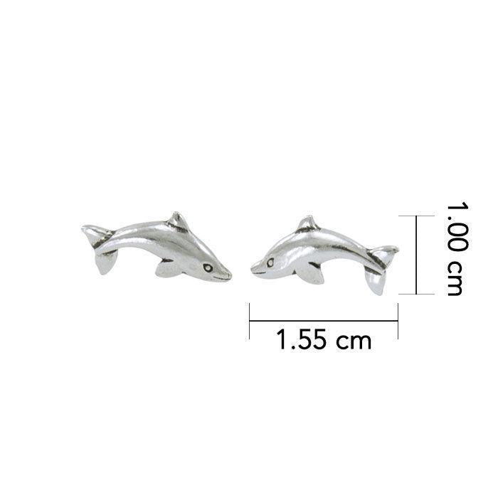 Whale Sterling Silver Post Earring