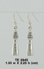 Portland Head Lighthouse Sterling Silver Earrings