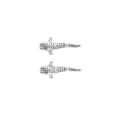 Whale Shark Sterling Silver Post Earrings