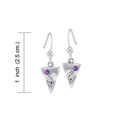 Cave Diving Sterling Silver Hook Earring