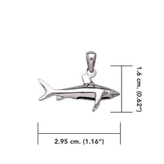 Shark Sterling Silver Pendant TP1634 - DiveSilver Jewelry