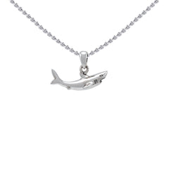 White Shark Sterling Silver Pendant TPD3790