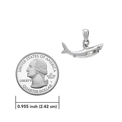White Shark Sterling Silver Pendant TPD3790