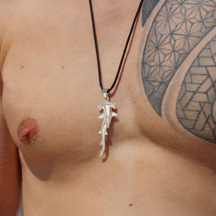 Hammerhead Shark Silver Pendant