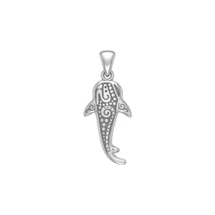 Small Oboriginal Whale Shark Silver Pendant By DiveSilver