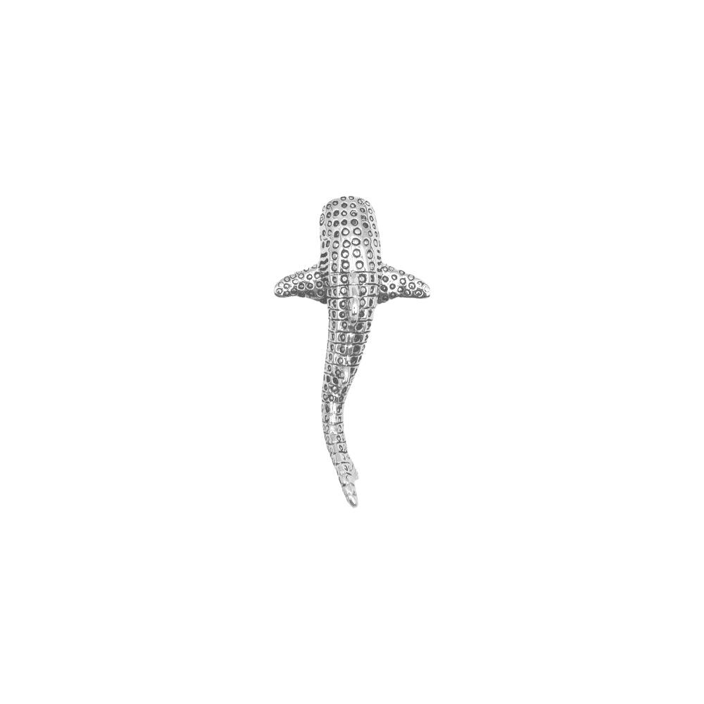 Whale Shark Sterling Silver Hidden Bale Pendant by DiveSilver