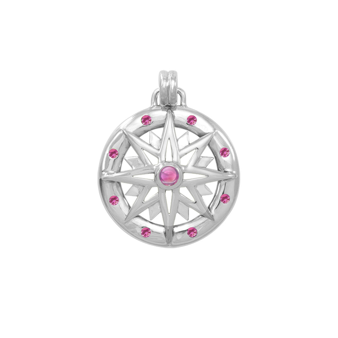 Wander through my compass ~ Sterling Silver Pendant Jewelry and gemstone TPD683