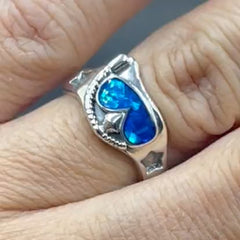 Dive Mask Sterling Silver Ring TR3314