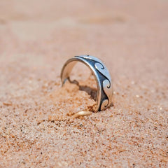 Every wave tells a story Sterling Silver Ring