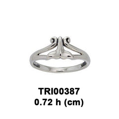 Whale Tail Sterling Silver Ring