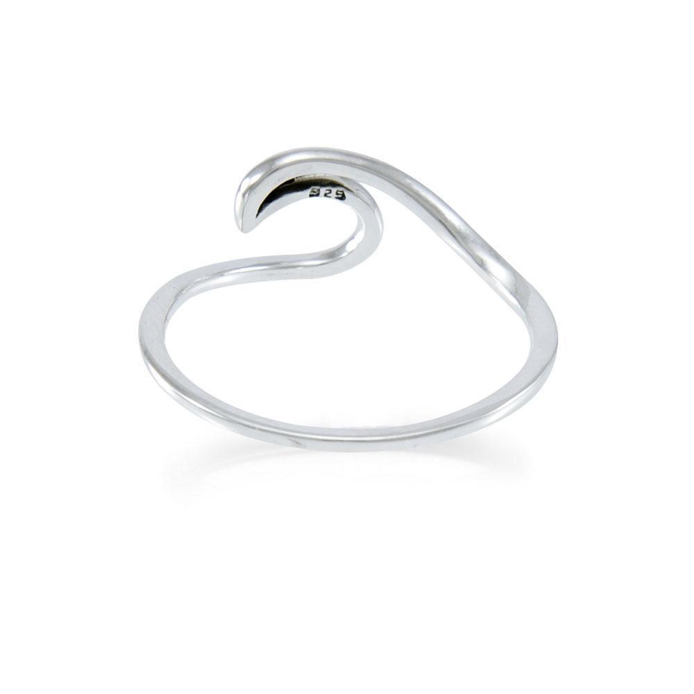 Wave Sterling Silver Ring