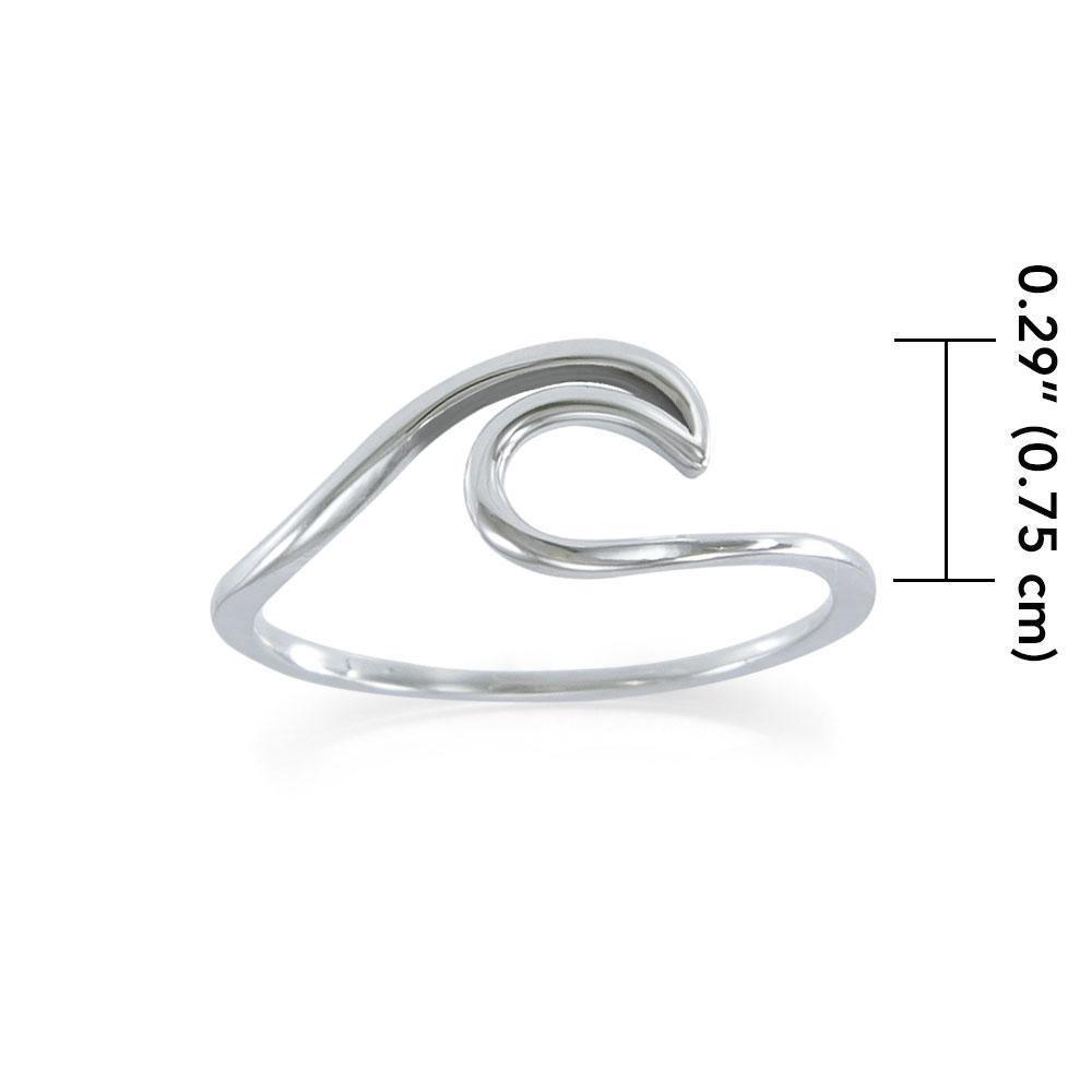 Wave Sterling Silver Ring