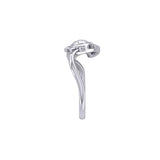 Turtle with Wave Silver Ring TRI2429