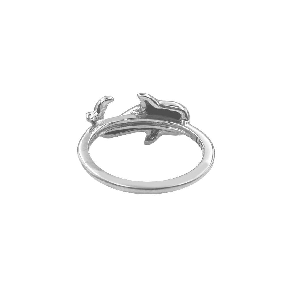 Small Whale Shark Sterling Silver Ring by DiveSilver - DiveSilver Jewelry