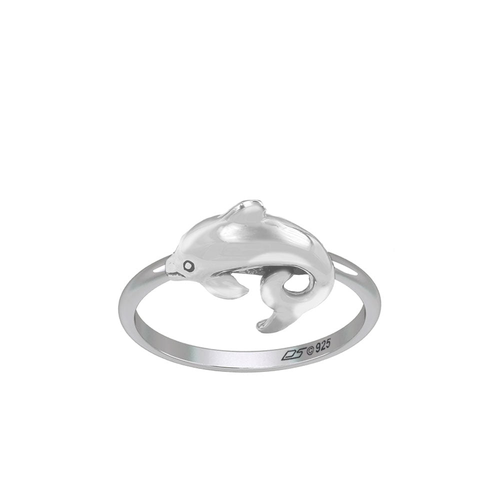 Dolphin Sterling Silver Ring by DiveSilver