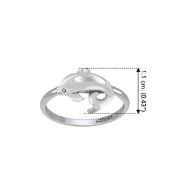 Dolphin Sterling Silver Ring by DiveSilver