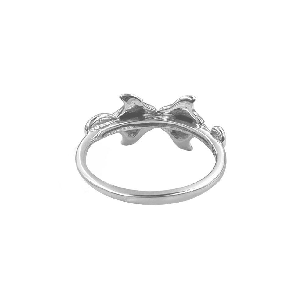 Double Manta Rays Sterling Silver Ring by DiveSilver - DiveSilver Jewelry