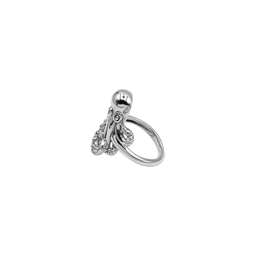 Octopus Sterling Silver Wrap Ring TRI2524