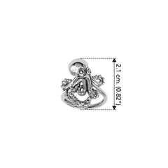 Octopus Sterling Silver Wrap Ring TRI2524