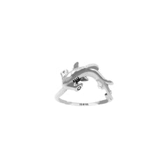 Small Hammerhead Shark Sterling Silver Ring by DiveSilver TRI2543