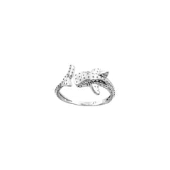 Whale Shark Sterling Silver Wrap Ring by DiveSilver TRI2556