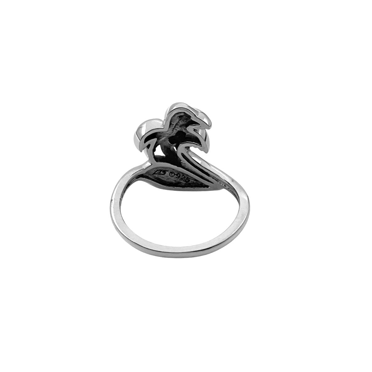Coconut Tree Sterling Silver Ring TRI2605