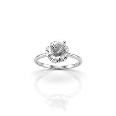 Hibiscus Flower Sterling Silver Ring TRI2608