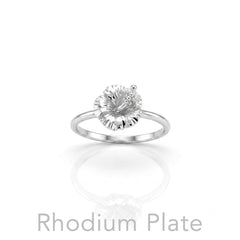 Hibiscus Flower Sterling Silver Ring TRI2608