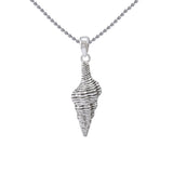 Seashell Silver Pendant With Chain Set TSE751