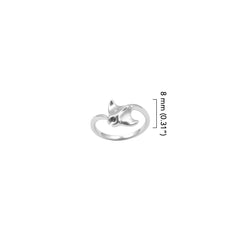 Manta Ray Sterling Silver Toe Ring TTR099
