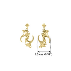 DiveSilver Double Manta Ray Double Manta Ray Post Earrings VER2216