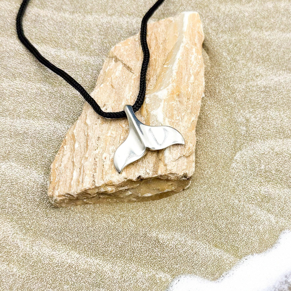 Humpback Whale Tail Sterling Silver Pendant WP034 - DiveSilver Jewelry