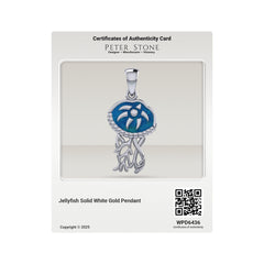 Jellyfish Solid Gold Pendant GPD6436
