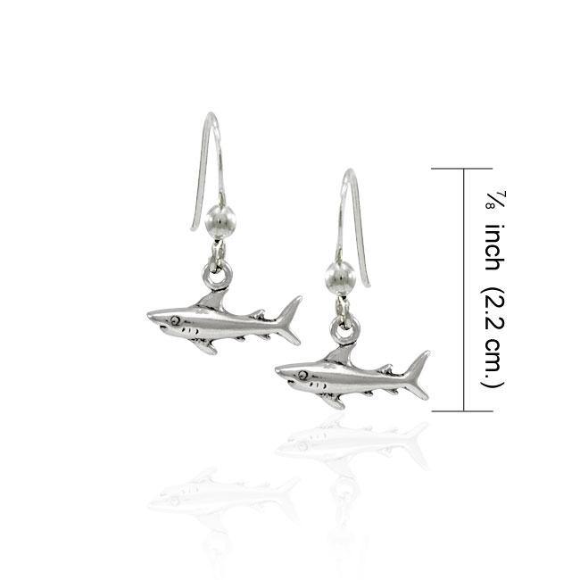 Shark Sterling Silver Earring TER1505 - Jewelry