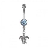 Turtle Sterling Silver Body Jewelry BJ017 - Body Jewelrys