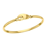 Lobster Claw Solid Gold Spring Lock Bracelet GBA176