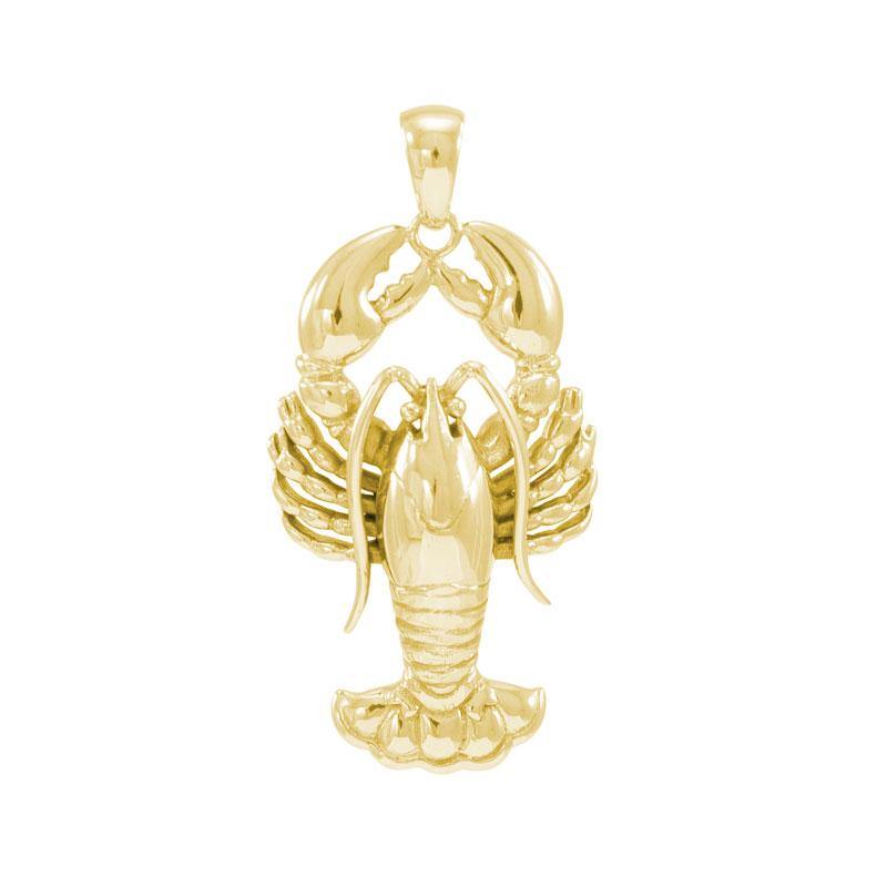 Lobster Solid Gold Pendant GPD4381 - Pendant