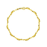 Turtle Link 14K Solid Gold Link Bracelet GTBG001