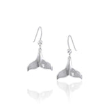 Whale Tail Sterling Silver Hook Earring JE005 - Earrings