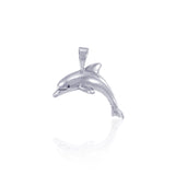 Dolphins Sterling Silver Pendant JP049 - Pendants