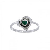 Dolphin Love Sterling Silver Ring JR139 - Rings