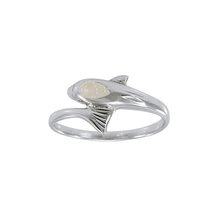 Dolphin Sterling Silver Ring MG463 - Rings
