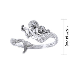 Mermaid Gemstone Cuff Bracelet TBA189 - Bracelets