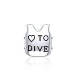 Dive Suit Sterling Silver Bead TBD350 - Beads